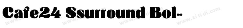 Cafe24 Ssurround Bol字体转换